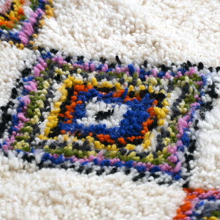 Tapis berbère Azilal 98 x 138cm - Dessins multicolores