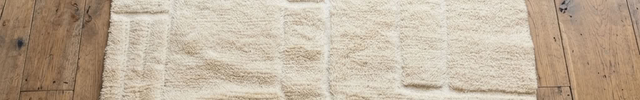 Tapis berbère 254 × 160 cm - Écru