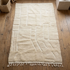 Tapis berbère 254 × 160 cm - Écru