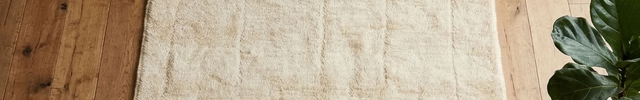 Tapis berbère 260 × 140 cm - Écru