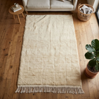 Tapis berbère 260 × 140 cm - Écru