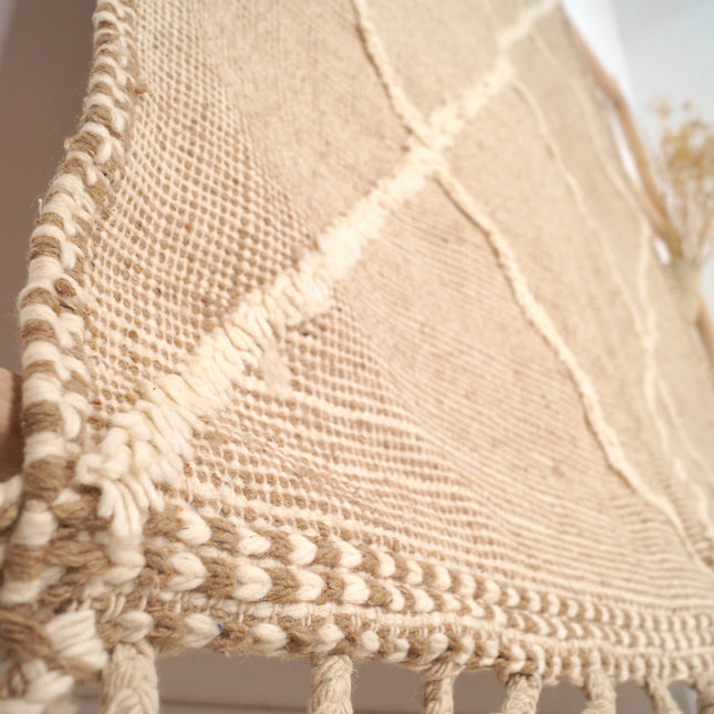 Tapis Zanafi 235 x 140cm - Beige et petites franges