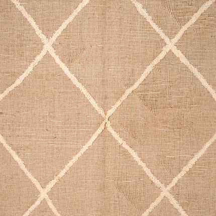 Tapis Zanafi 235 x 140cm - Beige et petites franges