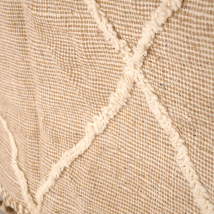 Tapis Zanafi 235 x 140cm - Beige et petites franges
