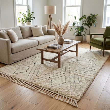 Tapis Béni Ouarain 165 x 227cm