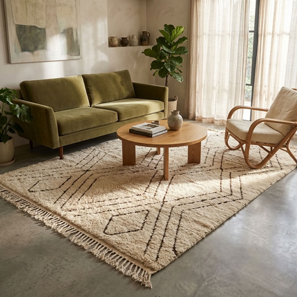 Tapis Béni Ouarain 165 x 227cm