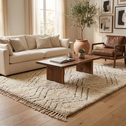 Tapis Béni Ouarain 165 x 227cm