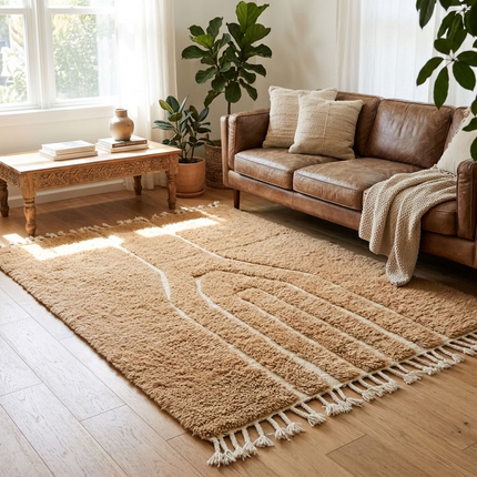 Tapis Mrirt 240 x 150 cm - Camel