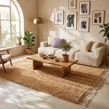 Tapis Mrirt 240 x 150 cm - Camel
