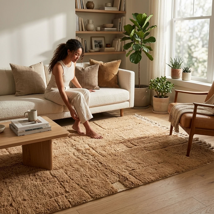 Tapis Mrirt 250 x 160 cm - Marron camel