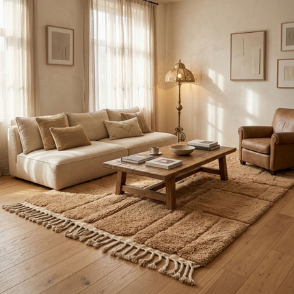 Tapis Mrirt 250 x 160 cm - Marron camel