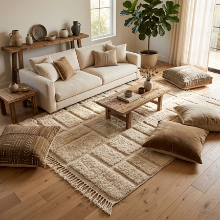 Tapis Mrirt 286 x 215 cm - Beige
