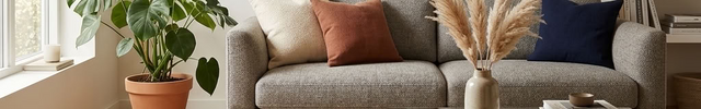 Tapis boule de laine 150 x 255cm Tissé main - Beige