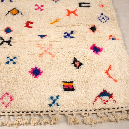 Tapis berbère Azilal 170 x 110cm - Dessins multicolores