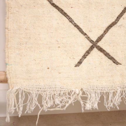 Tapis berbère Kilim 240 x 150 cm - Géométrique marron