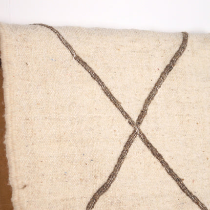 Tapis berbère Kilim 240 x 150 cm - Géométrique marron