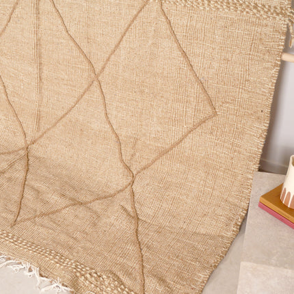 Tapis berbère Zanafi 313 x 186cm - Beige
