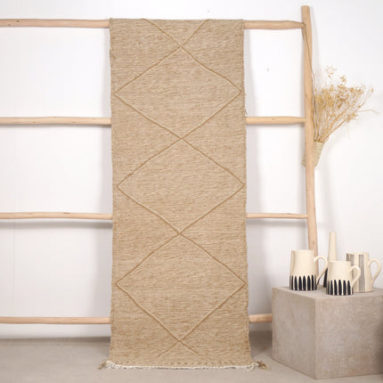 Tapis de couloir Zanafi - Beige 270 x 76cm