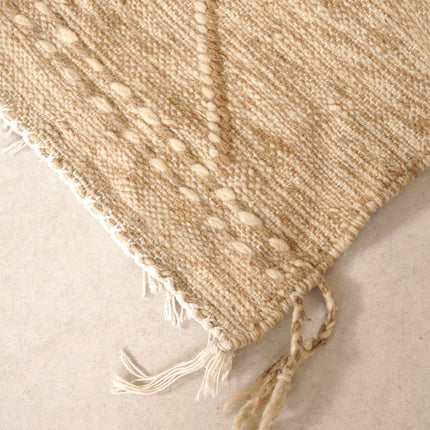 Tapis de couloir Zanafi - Beige 270 x 76cm