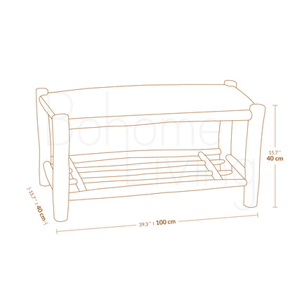 banc marocain avec rangement_100cm