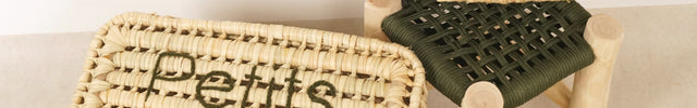 Valisette en feuilles de palmier - Personnalisable