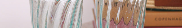 Verre Beldi strié arrondi 11cm - Lot de 6