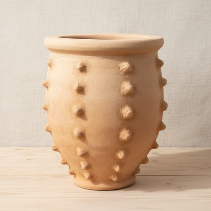 Jarre en terre cuite 60cm - Picots