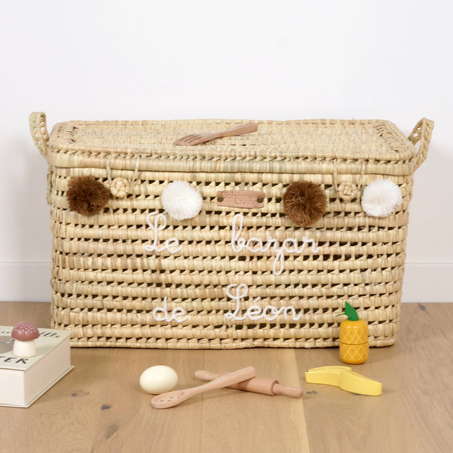 Coffre à jouets le bazar de Léon