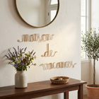 Mot en laiton doré - Maison de vacances
