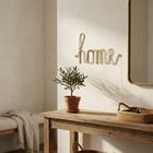 Mot en laiton doré - home