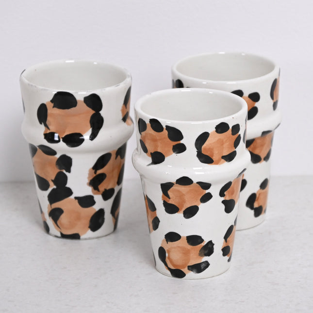 Mug en terre cuite - Léopard