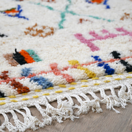 Tapis berbère Azilal 104 x 161cm - Dessins multicolores