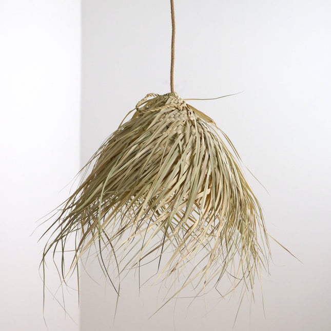 Petite Suspension en Paille 30cm - Boule