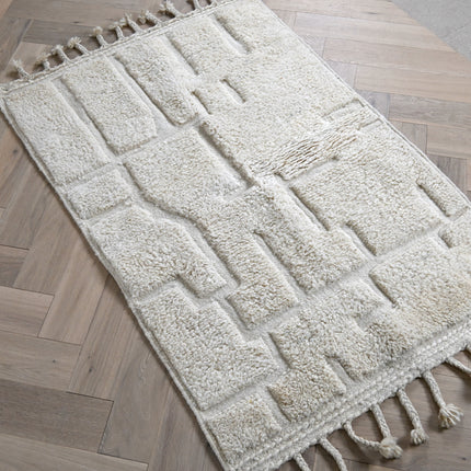 Tapis Béni Ouarain 105 x 153cm - Formes géométriques