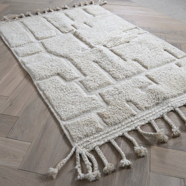 Tapis Béni Ouarain 105 x 153cm - Formes géométriques