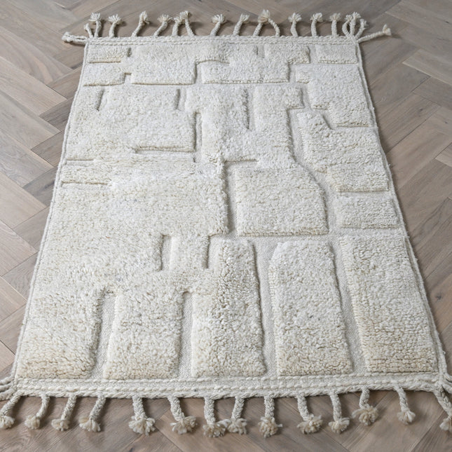 Tapis Béni Ouarain 105 x 153cm - Formes géométriques