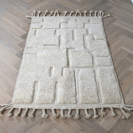 Tapis Béni Ouarain 105 x 153cm - Formes géométriques