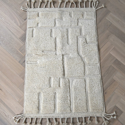 Tapis Béni Ouarain 105 x 153cm - Formes géométriques