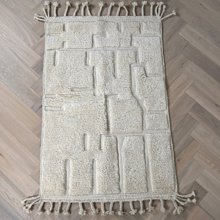 Tapis Béni Ouarain 105 x 153cm - Formes géométriques