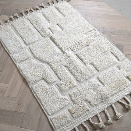 Tapis Béni Ouarain 105 x 153cm - Formes géométriques