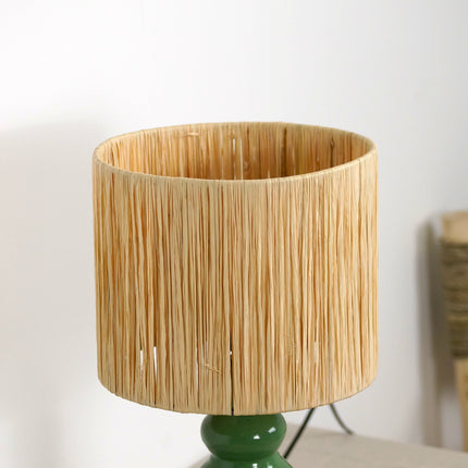 Abat-jour en raphia