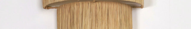 Applique murale en raphia - Triple