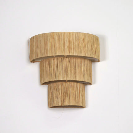 Applique murale en raphia - Triple