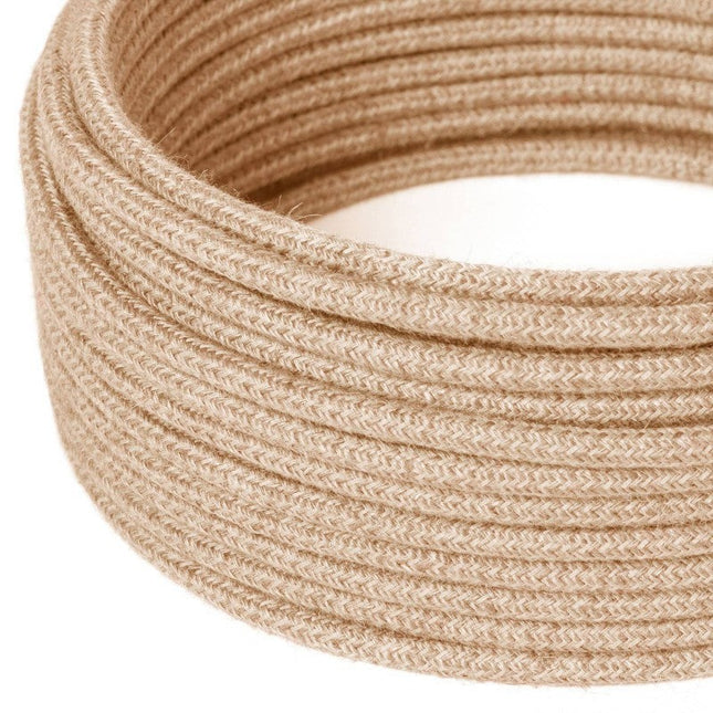 Câble électrique en jute