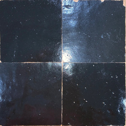 Zellige véritable du Maroc - Noir