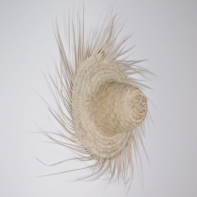 Chapeau de paille mural - Franges