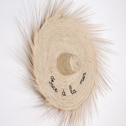 Chapeau de paille mural à franges - Personnalisable