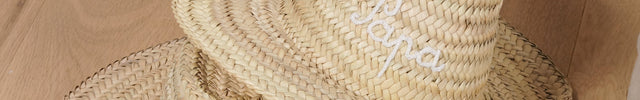 Chapeau de paille marocain personnalisable