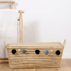 Coffre à jouets en osier 80cm Personnalisable