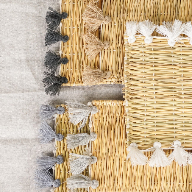 Sous verre pompons - Collection coton - Lot de 2